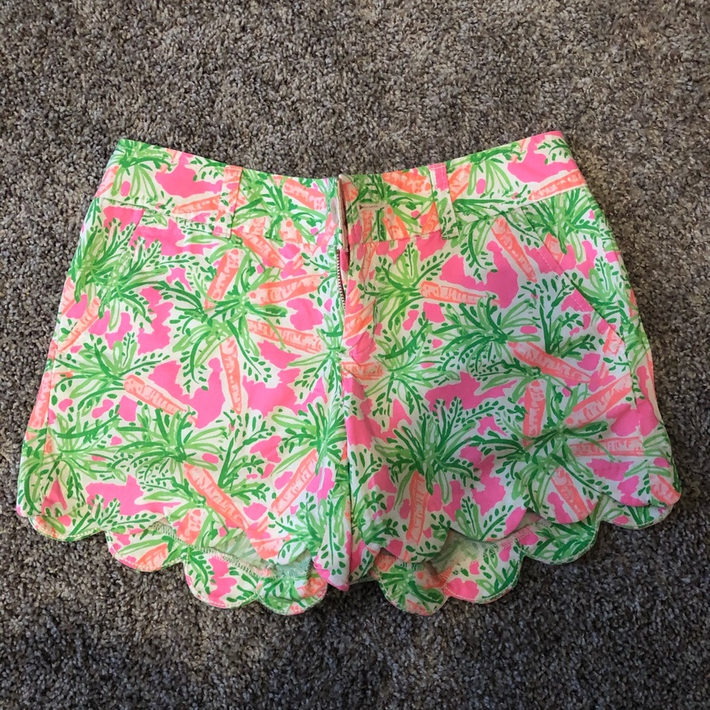 Lilly Pulitzer Size 0 Nibbles Buttercup Shorts